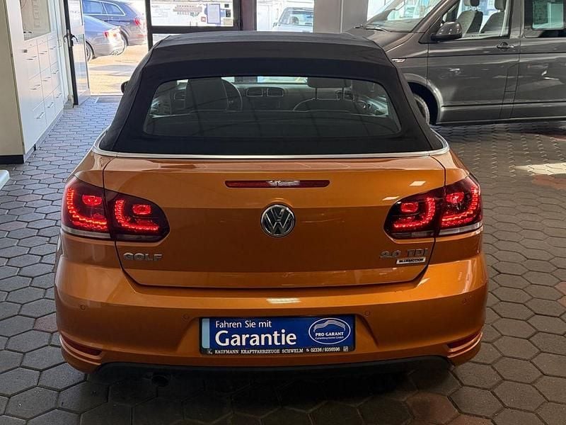 Gebraucht VW Golf Cabriolet Allstar 110 PS (80 kW) 2016 Orange Cabrio