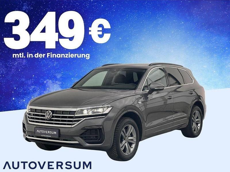Siliziumgrau metallic Gebraucht 2023 VW Touareg R-line SUV | 45.985 € (Superpreis) - Bild 1/3