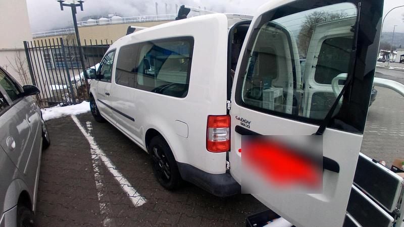 Gebraucht VW Caddy Maxi 105 PS (77 kW) 2009 Weiß Van / Kleinbus