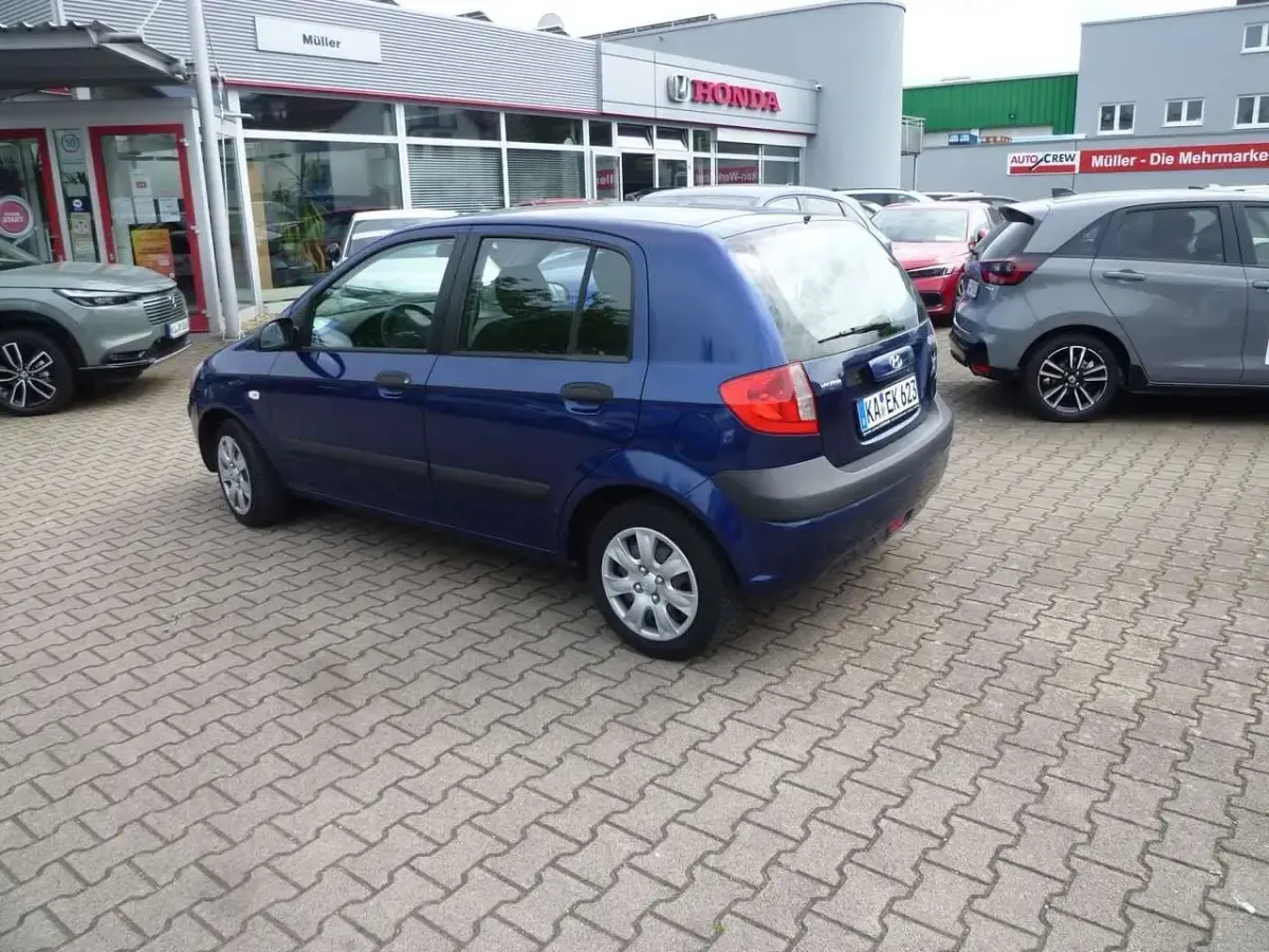 Gebraucht Hyundai Getz 67 PS (49 kW) 2008 Blue onyx metallic Kleinwagen