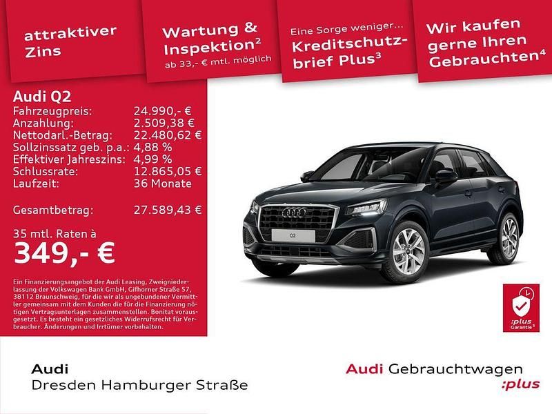 Gebraucht Audi Q2 Advanced Plus 150 PS (110 kW) 2024 Manhattangrau metallic SUV