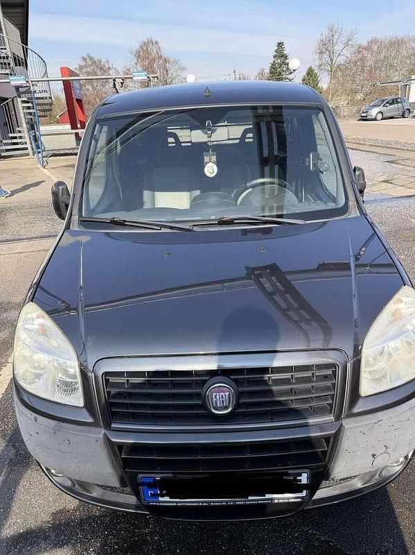 Gebraucht Fiat Doblò 75 PS (55 kW) 2008 Grau Van / Kleinbus