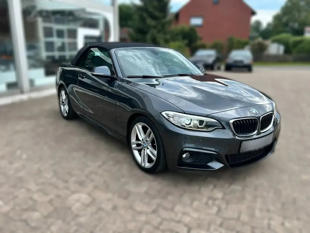 Gebraucht BMW 220 M Sport 184 PS (135 kW) 2016 Grau metallic Cabrio
