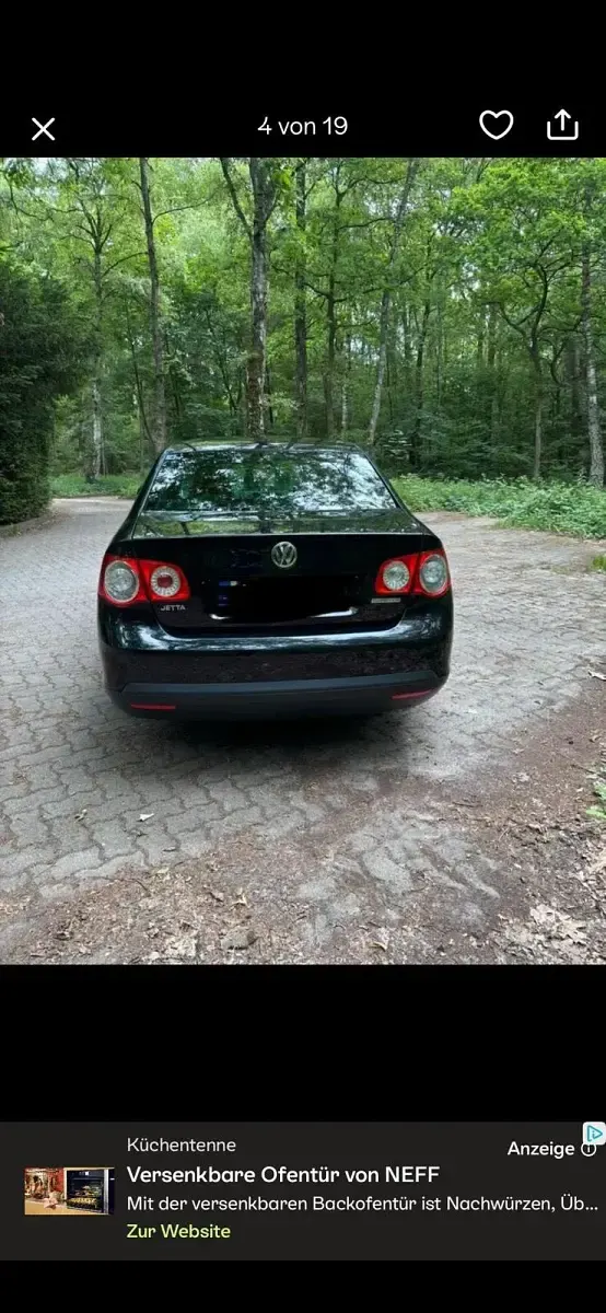 Gebraucht VW Jetta 105 PS (77 kW) 2008 Schwarz Limousine
