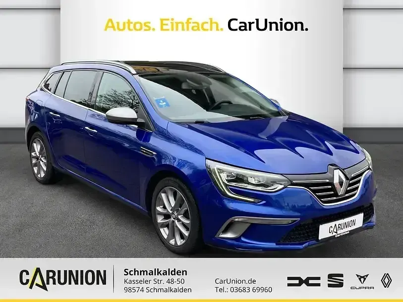 Gebraucht Renault Mégane GT Line GT-Line 131 PS (96 kW) 2017 Blau Limousine