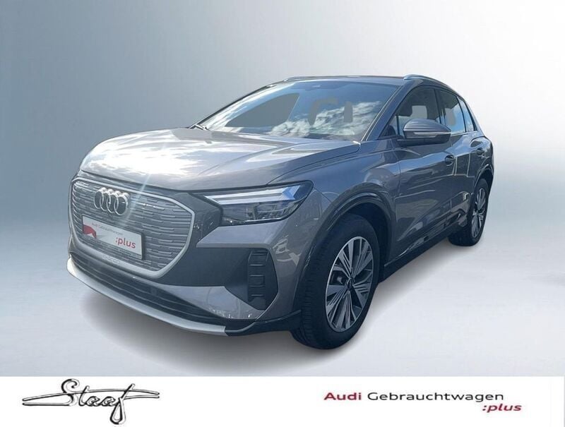 Taifungrau metallic Gebraucht 2023 Audi Q4 e-tron Advanced SUV | 27.490 € (Superpreis) - Bild 1/4