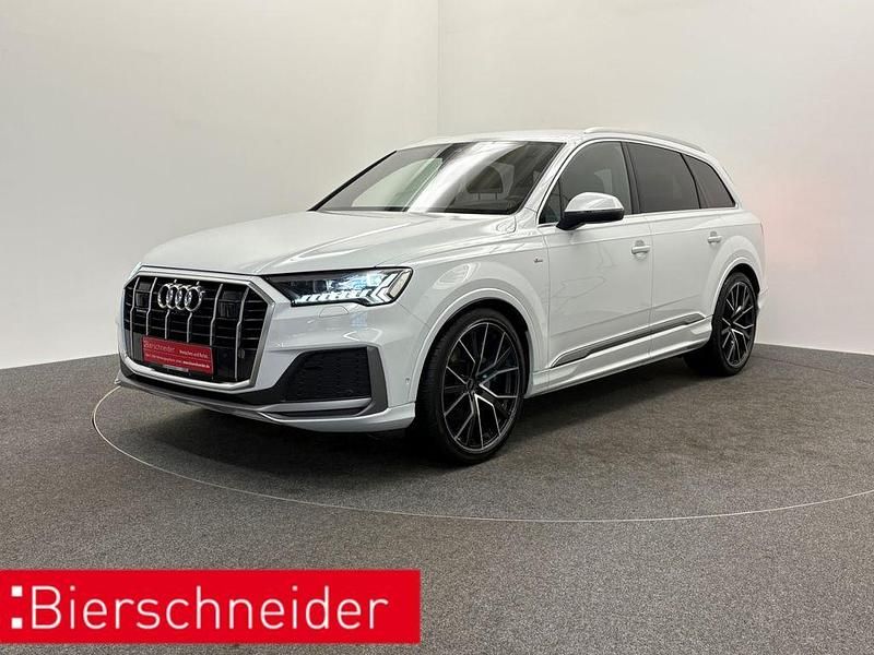 Weiss Gebraucht 2022 Audi Q7 Business SUV | 64.950 € (Etwas zu teuer) - Bild 1/4