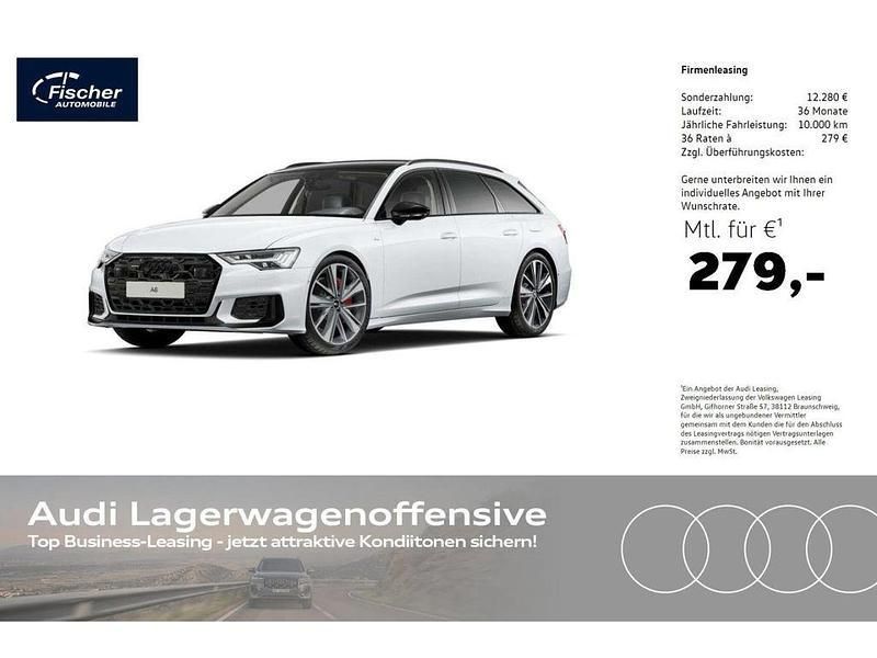 Gletscherweiß metallic / dach Neu 2025 Audi A6 S-Line Kombi | 70.980 € (Superpreis) - Bild 1/4