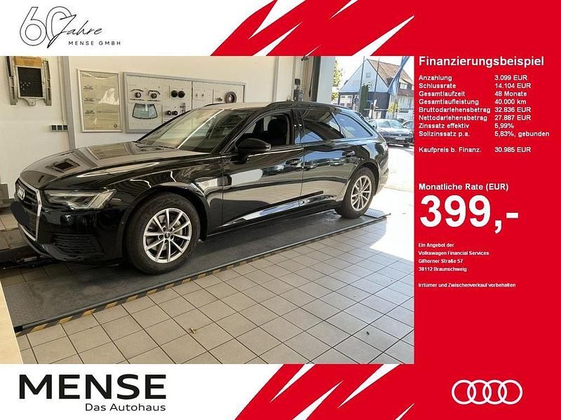 Brillantschwarz Gebraucht 2022 Audi A6 Ambiente Kombi | 30.985 € (Superpreis) - Bild 1/4