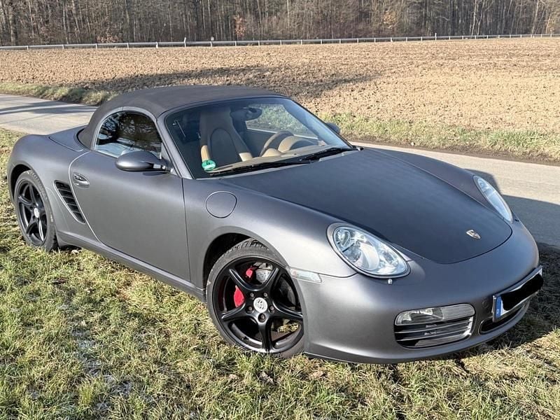 Schwarz Gebraucht 2008 Porsche Boxster S Cabrio | 24.987 € (Superpreis) - Bild 1/4