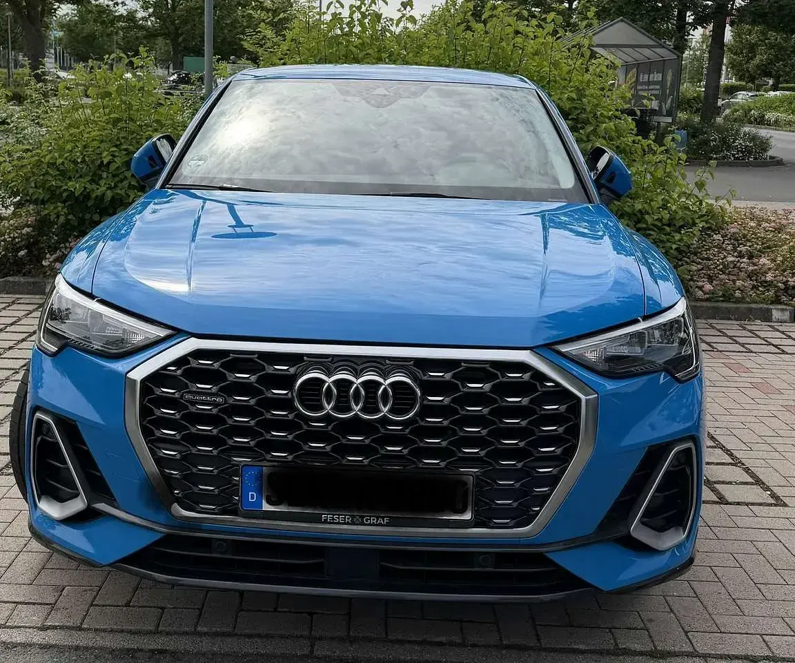 Gebraucht Audi Q3 Sportback S-Line 150 PS (110 kW) 2021 Blau SUV