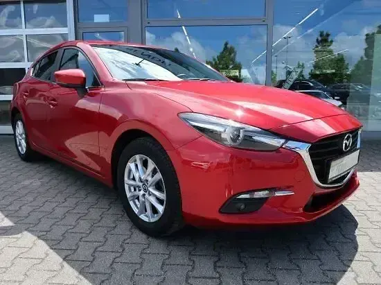 Gebraucht Mazda 3 Exclusive-Line 120 PS (88 kW) 2018 Rubinrot metallic (metallic) Limousine