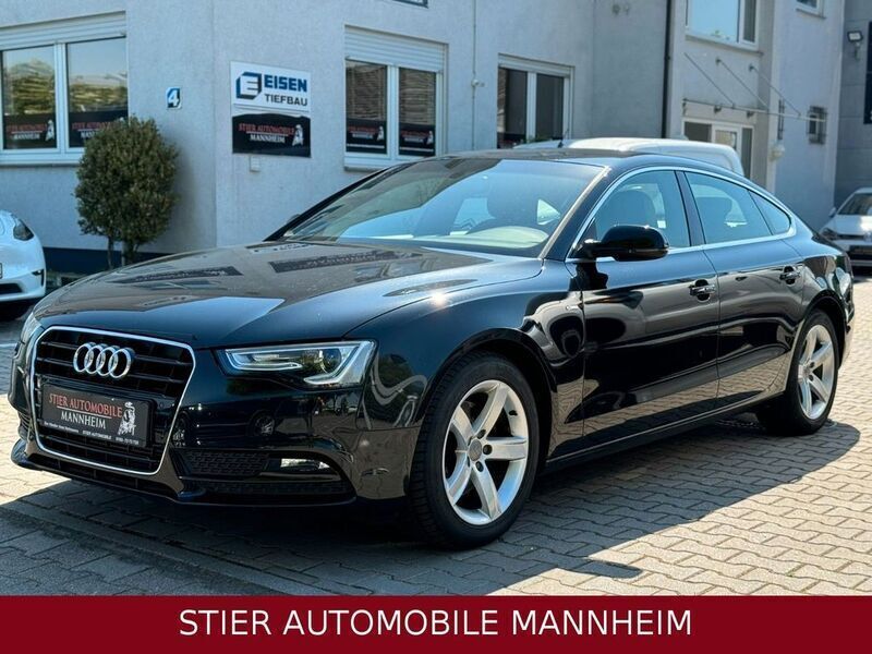 Schwarz Gebraucht 2016 Audi A5 Sportback S-Line Limousine | 17.950 € (Superpreis) - Bild 1/4