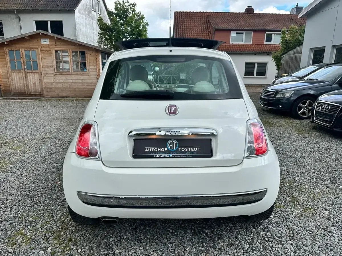 Usata Fiat 500 Lounge 101 CV (74 kW) 2009 Bianco Cabrio