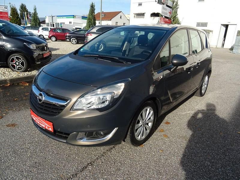 Grau Gebraucht 2014 Opel Meriva Style Van / Kleinbus | 3.990 € (Fairer Preis) - Bild 1/4