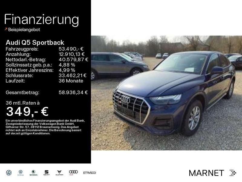 Gebraucht Audi Q5 Advanced Plus 204 PS (150 kW) 2024 Navarrablau metallic SUV