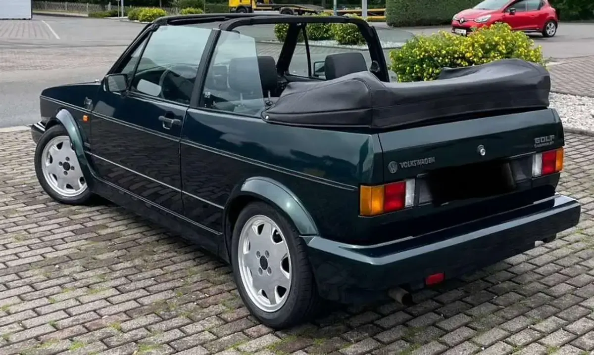 Gebraucht VW Golf Cabriolet Classicline 98 PS (72 kW) 1992 Grün Cabrio