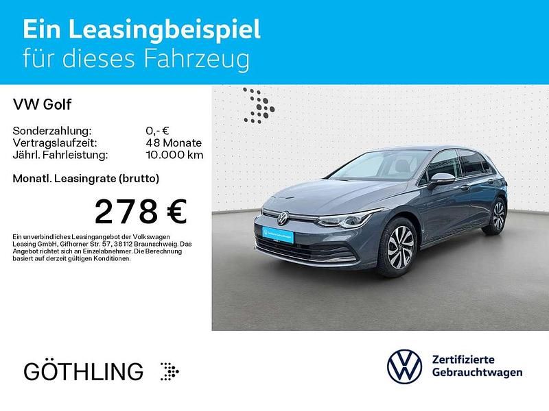 Gebraucht VW Golf VIII Active 150 PS (110 kW) 2022 Delfingrau metallic Limousine