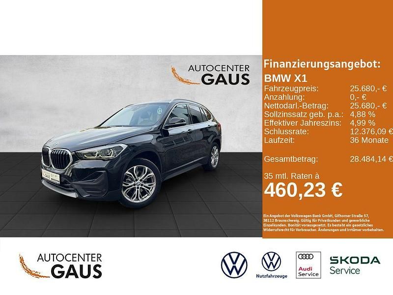 Schwarz Gebraucht 2022 BMW X1 Advantage SUV | 25.680 € (Fairer Preis) - Bild 1/4