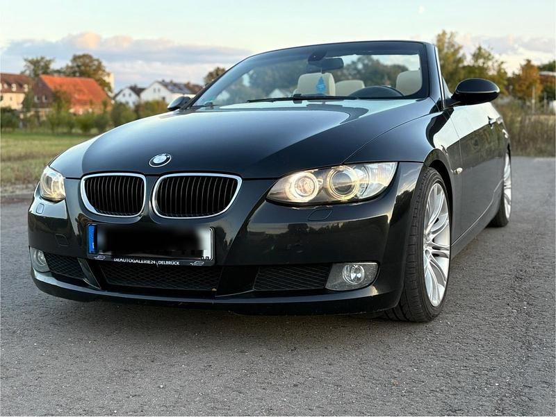Schwarz Gebraucht 2008 BMW 320 Cabriolet Cabrio | 6.000 € (Guter Preis) - Bild 1/4