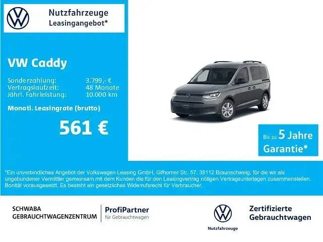 Gebraucht VW Caddy Life 150 PS (110 kW) 2025 Grau Van / Kleinbus
