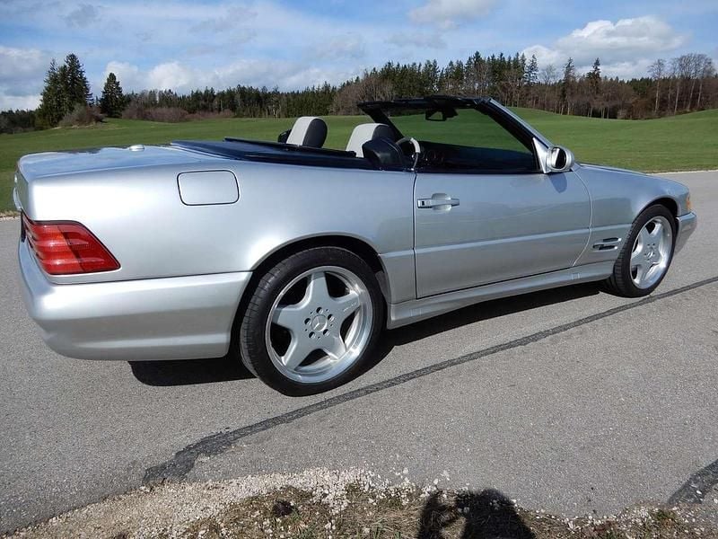 Gebraucht Mercedes SL500 306 PS (225 kW) 2000 Silber Cabrio