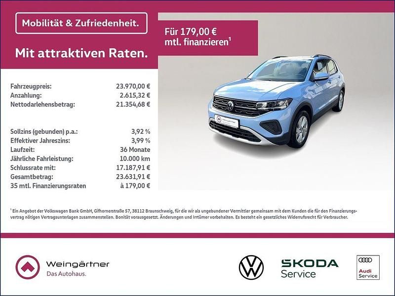 Blau Gebraucht 2024 VW T-Cross IQ Drive SUV | 23.970 € (Fairer Preis) - Bild 1/4