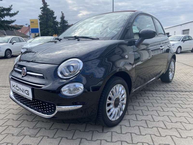 Schwarz Gebraucht 2021 Fiat 500C Dolcevita Cabrio | 14.999 € (Fairer Preis) - Bild 1/4