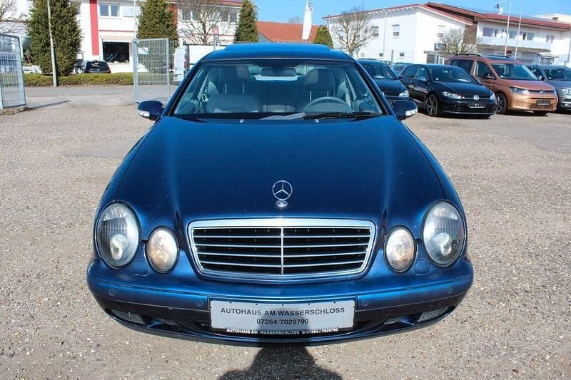 Gebraucht Mercedes CLK430 Elegance 279 PS (205 kW) 1999 Azurite blue  metallic Coupé