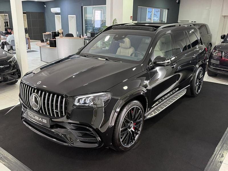 Obsidianschwarz metalliclack Gebraucht 2022 Mercedes GLS63 AMG AMG SUV | 119.900 € (Teuer) - Bild 1/4
