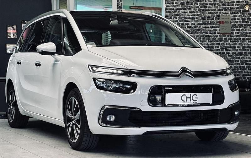 Gebraucht Citroën Grand C4 Picasso Shine 131 PS (96 kW) 2017 Lack weiss banquise/flach stan Van / Kleinbus