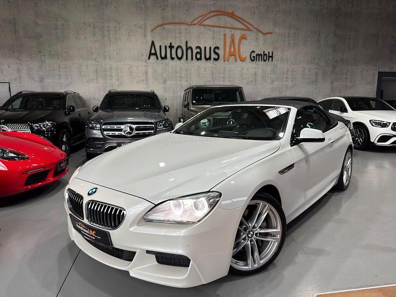 Weiß Gebraucht 2013 BMW 640 Cabriolet Sport Line Cabrio | 22.900 € (Etwas zu teuer) - Bild 1/4