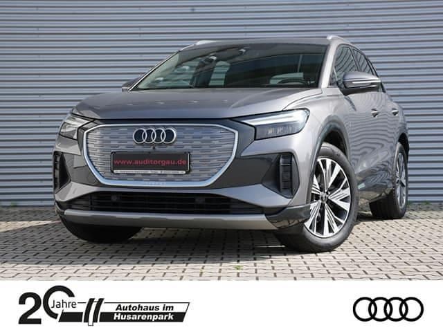 Taifungrau metallic Gebraucht 2022 Audi Q4 e-tron Basis SUV | 26.990 € (Etwas zu teuer) - Bild 1/4