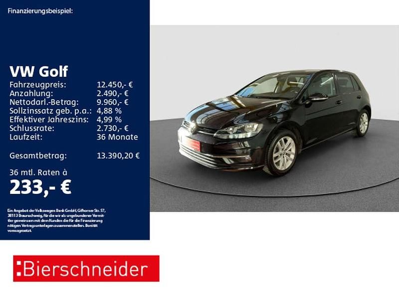 Schwarz Gebraucht 2017 VW Golf VII Comfortline Limousine | 12.450 € (Guter Preis) - Bild 1/3