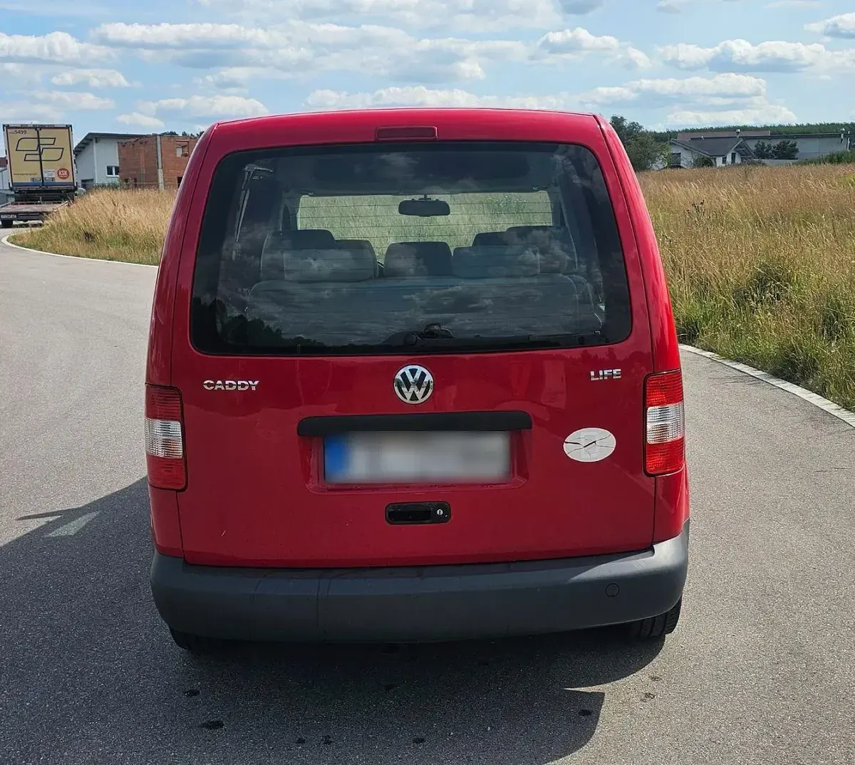Gebraucht VW Caddy Life 80 PS (58 kW) 2008 Rot Van / Kleinbus