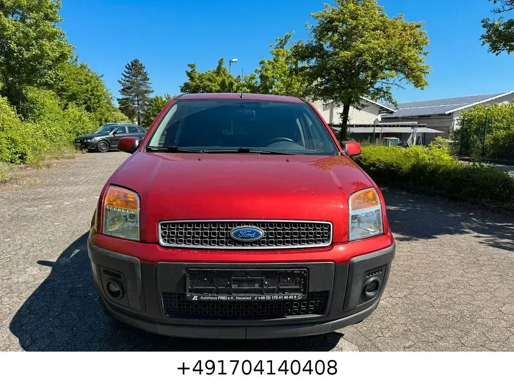 Brugt Ford Fusion 80 HK (58 kW) 2007 Rød Hatchback