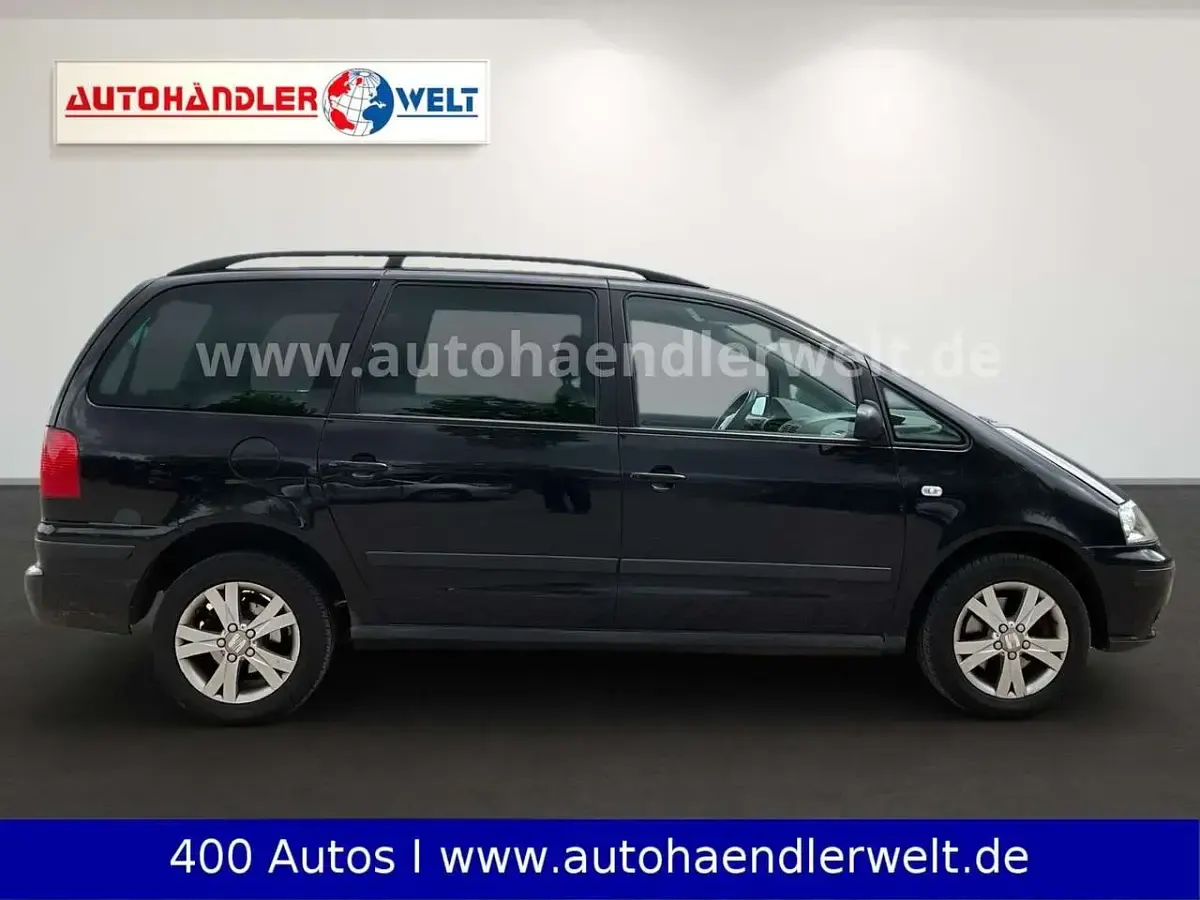 Gebraucht Seat Alhambra Reference 140 PS (102 kW) 2009 Schwarz Van / Kleinbus
