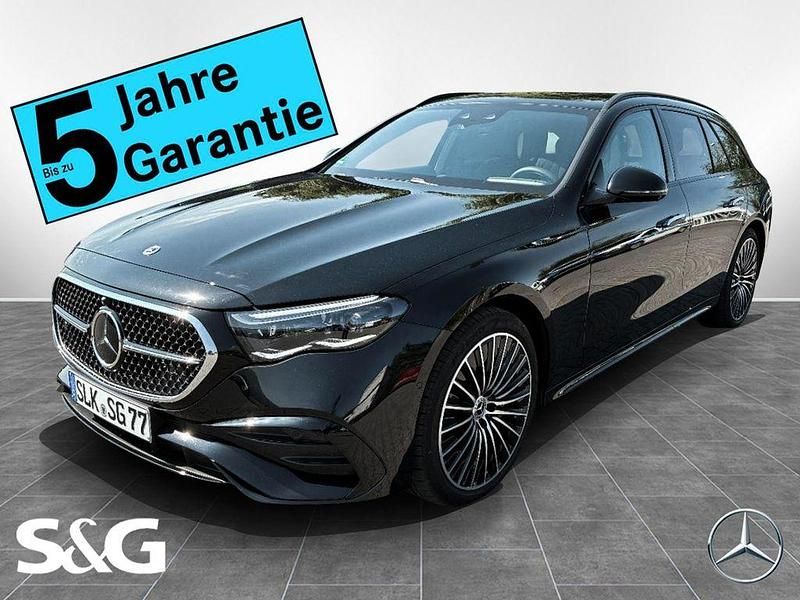 Metalliclack obsidianschwarz Gebraucht 2025 Mercedes E450 AMG Kombi | 102.449 € (Teuer) - Bild 1/4