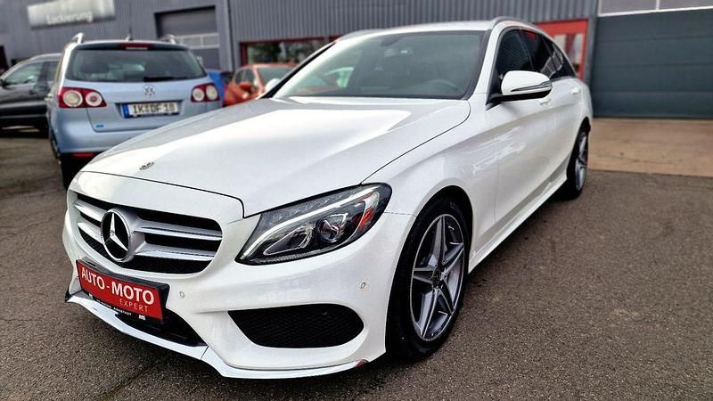 Gebraucht Mercedes C220 170 PS (125 kW) 2017 Polarweiss  unilack Kombi