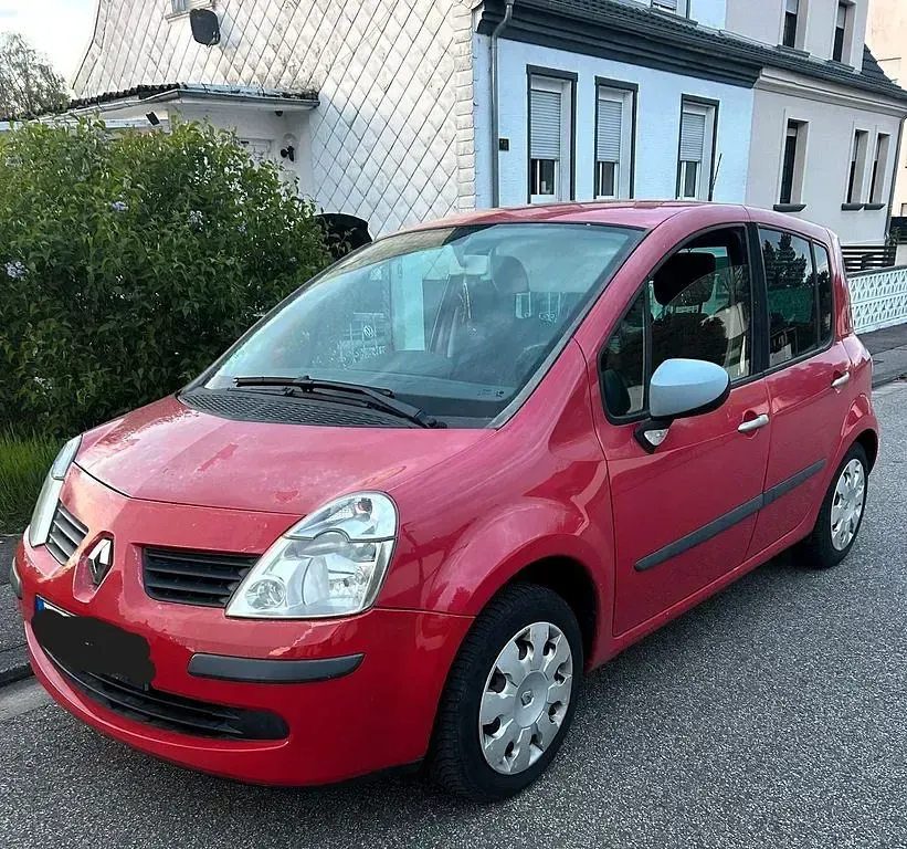 Brugt Renault Modus 75 HK (55 kW) 2007 Rød MPV