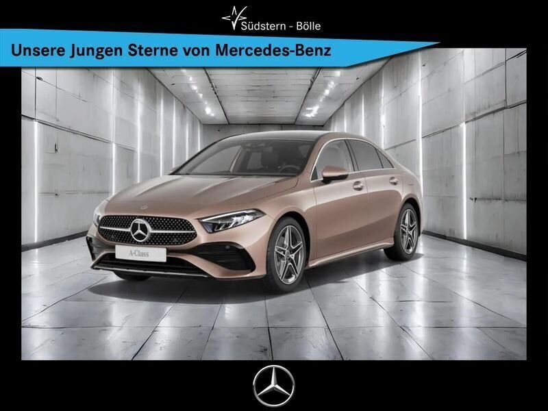 Gold Gebraucht 2023 Mercedes A180 AMG Limousine | 31.240 € (Fairer Preis) - Bild 1/4