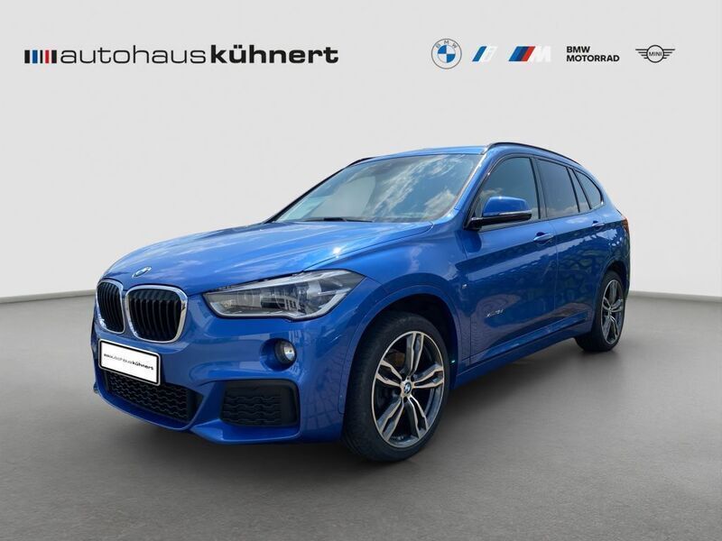 M estoril blau metallic Gebraucht 2018 BMW X1 M Sport SUV | 19.355 € (Guter Preis) - Bild 1/4