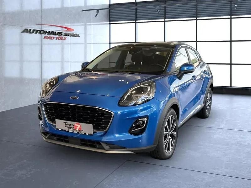 Dynamicblau (metallic) Gebraucht 2021 Ford Puma Titanium SUV | 17.490 € (Fairer Preis) - Bild 1/4