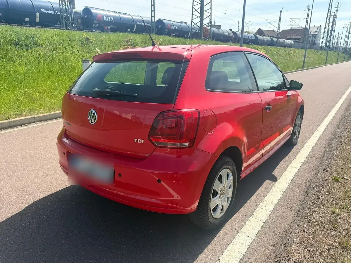 Usata VW Polo 75 CV (55 kW) 2012 Rosso Utilitaria