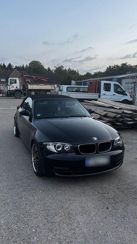Schwarz Gebraucht 2008 BMW 120 Cabriolet Cabrio | 3.900 € (Superpreis) - Bild 1/4