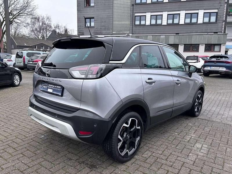 Gebraucht Opel Crossland X Elegance 110 PS (80 kW) 2021 Kontrast grau/quarz silber SUV