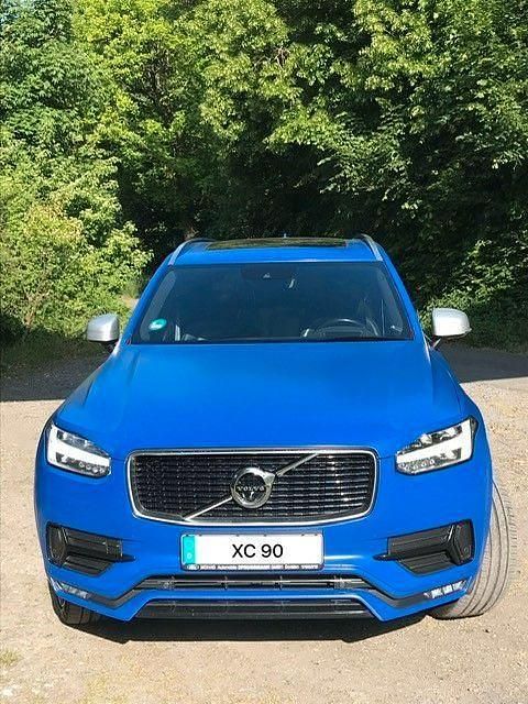 Blau Gebraucht 2018 Volvo XC90 R-Design SUV | 18.490 € (Superpreis) - Bild 1/4