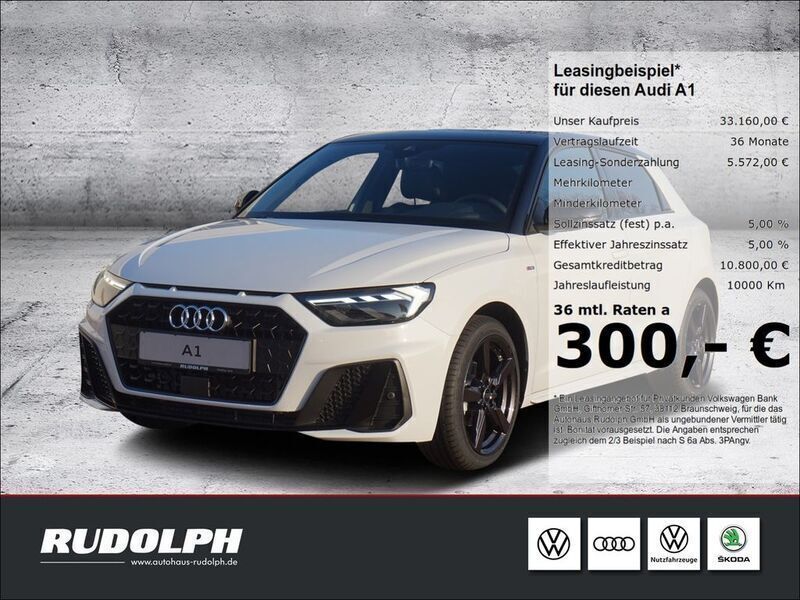 Weiss Neu 2024 Audi A1 S-Line Kleinwagen | 33.160 € (Etwas zu teuer) - Bild 1/4