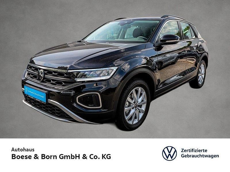 Schwarz Gebraucht 2024 VW T-Roc Life SUV | 32.190 € (Fairer Preis) - Bild 1/3