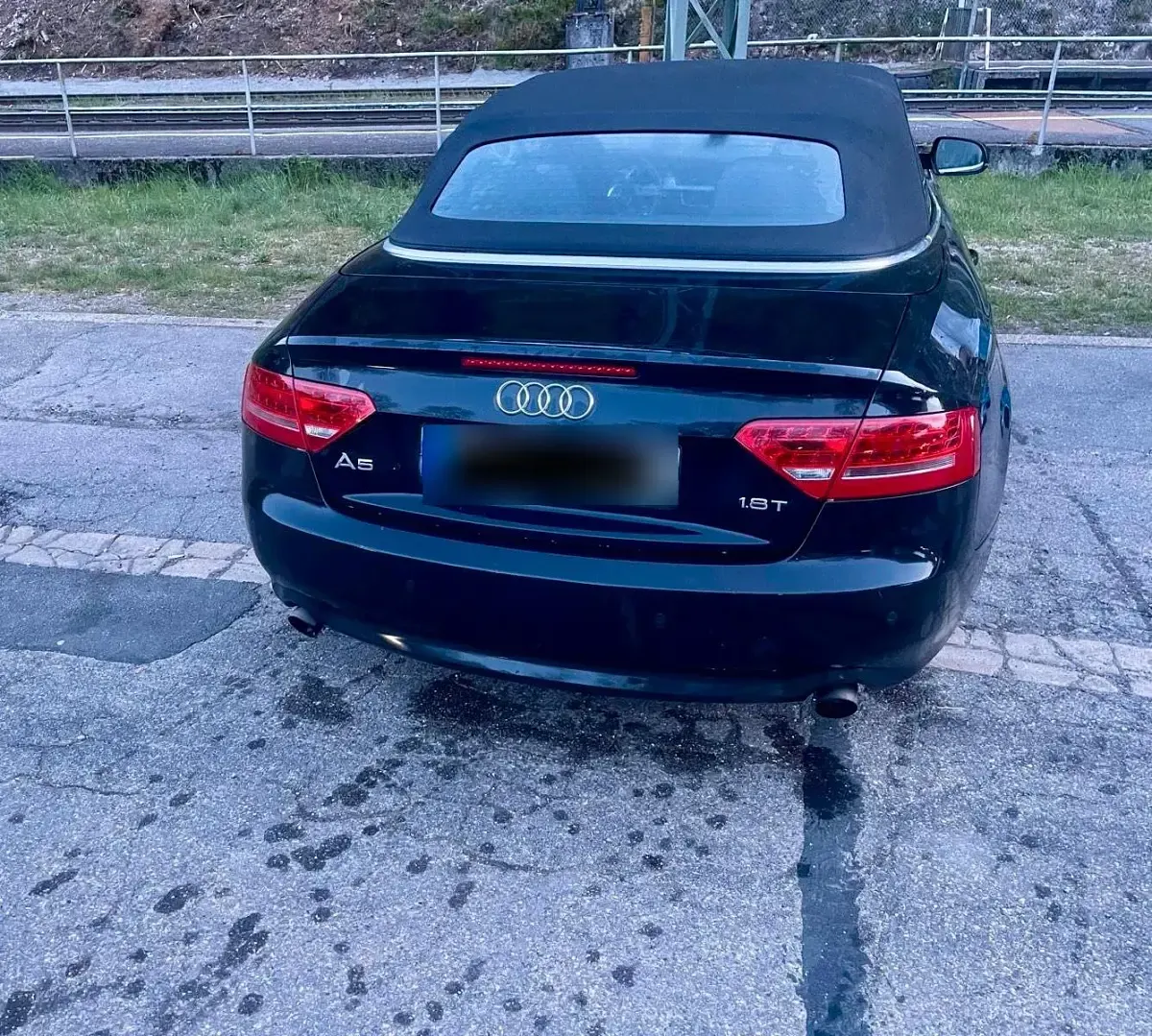 Usata Audi A5 Cabriolet S-Line 170 CV (125 kW) 2009 Nero Cabrio